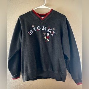 Embroidered Disney Crewneck